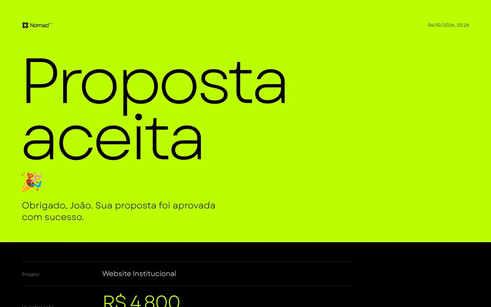 Nomad Proposal — Assina